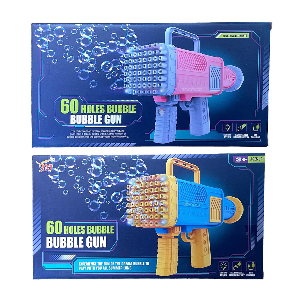 Pistola De Burbujas Automática Eléctrica