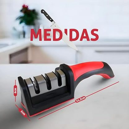 Afilador Cuchillo Ergonomico Acero Inoxidable Sharpener - [COMPRA 1 Y LLÉVATE 3]