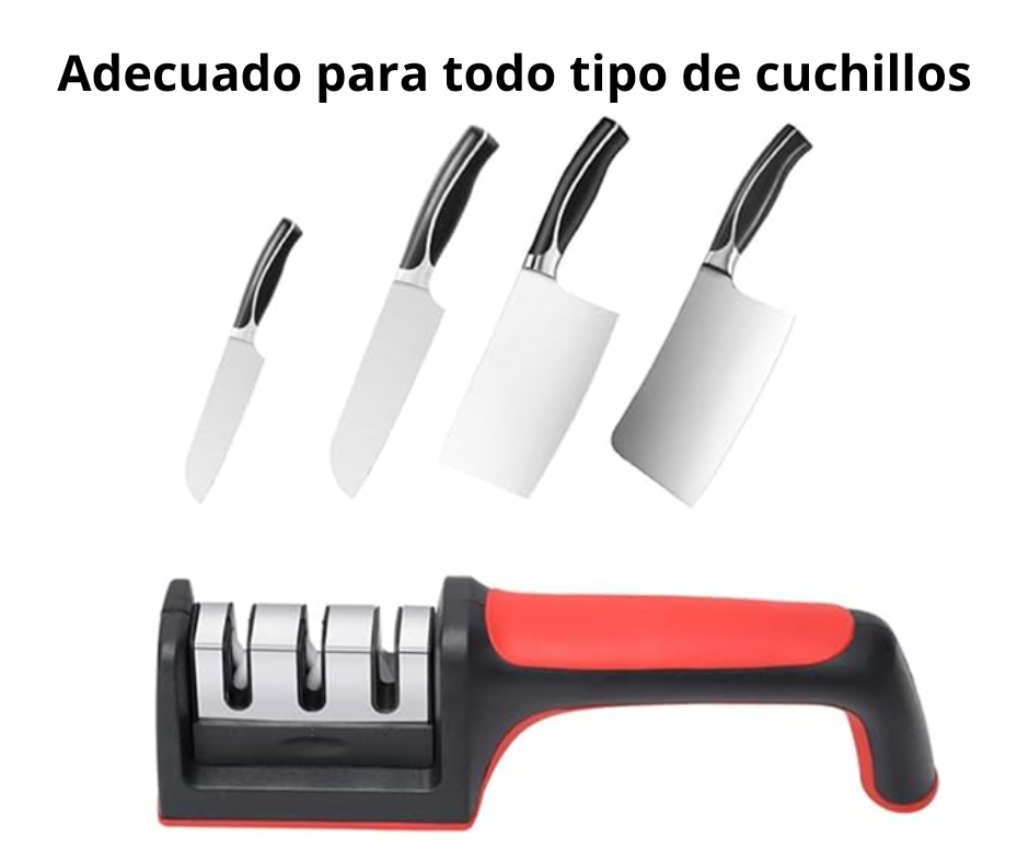 Afilador Cuchillo Ergonomico Acero Inoxidable Sharpener - [COMPRA 1 Y LLÉVATE 3]