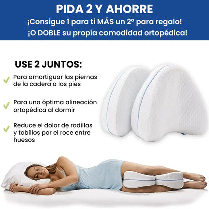 Almohada Ortopédica Correctora Para Piernas y Rodillas - PAGA 1 y LLEVA 2